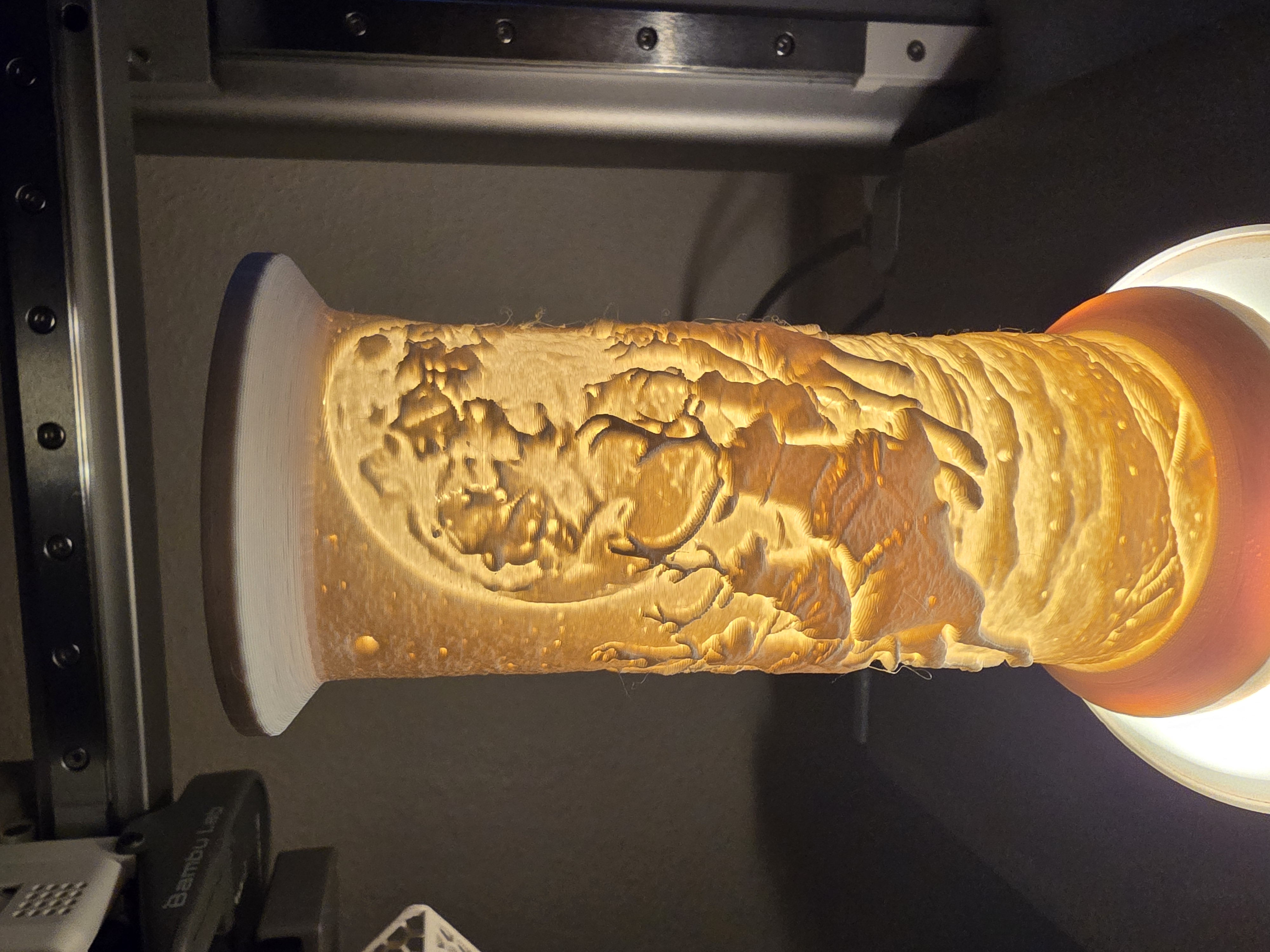 lithopane christmas santa
