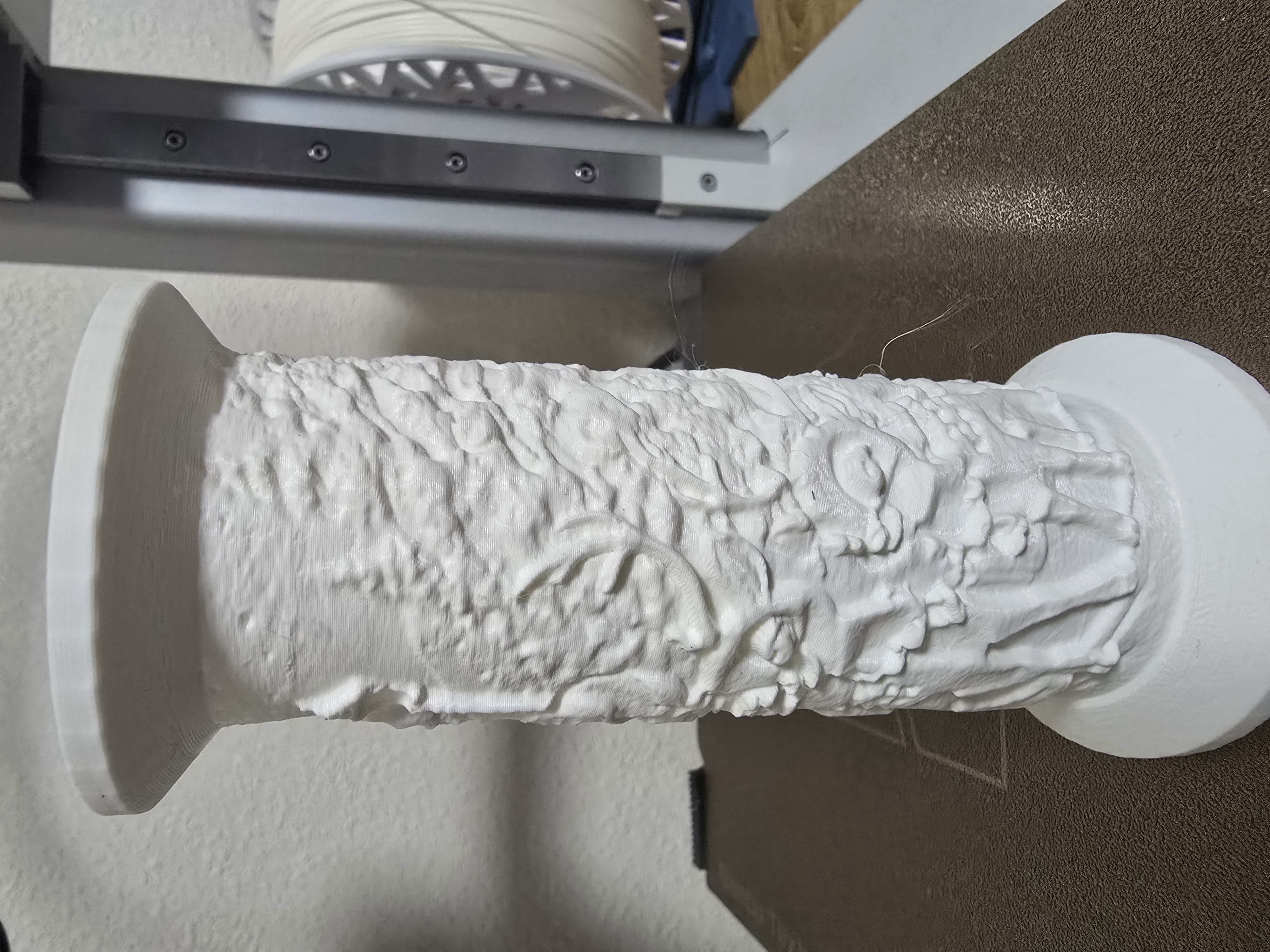 lithopane santa with little deers — miniatura 2