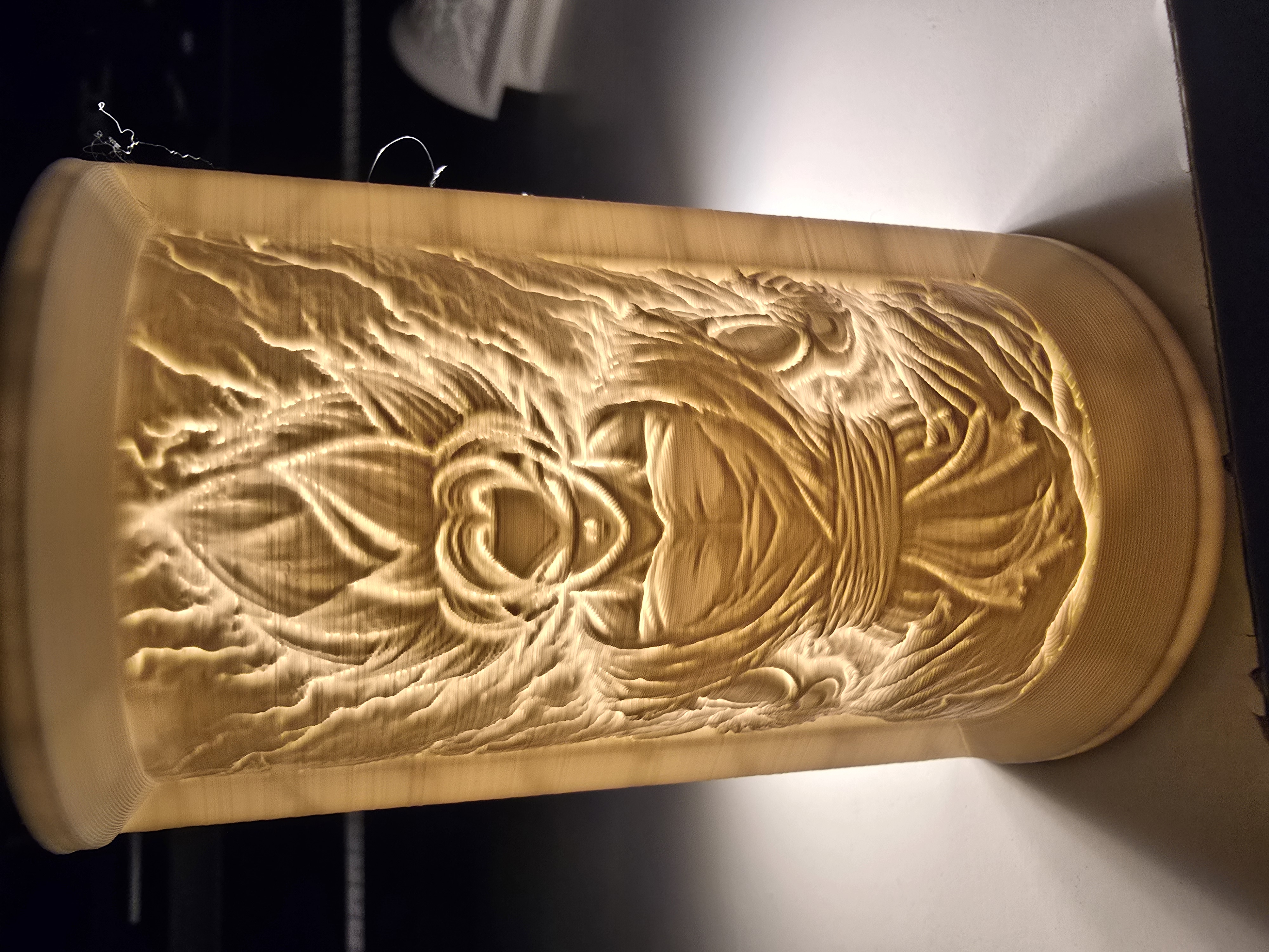 lithopane saiyan