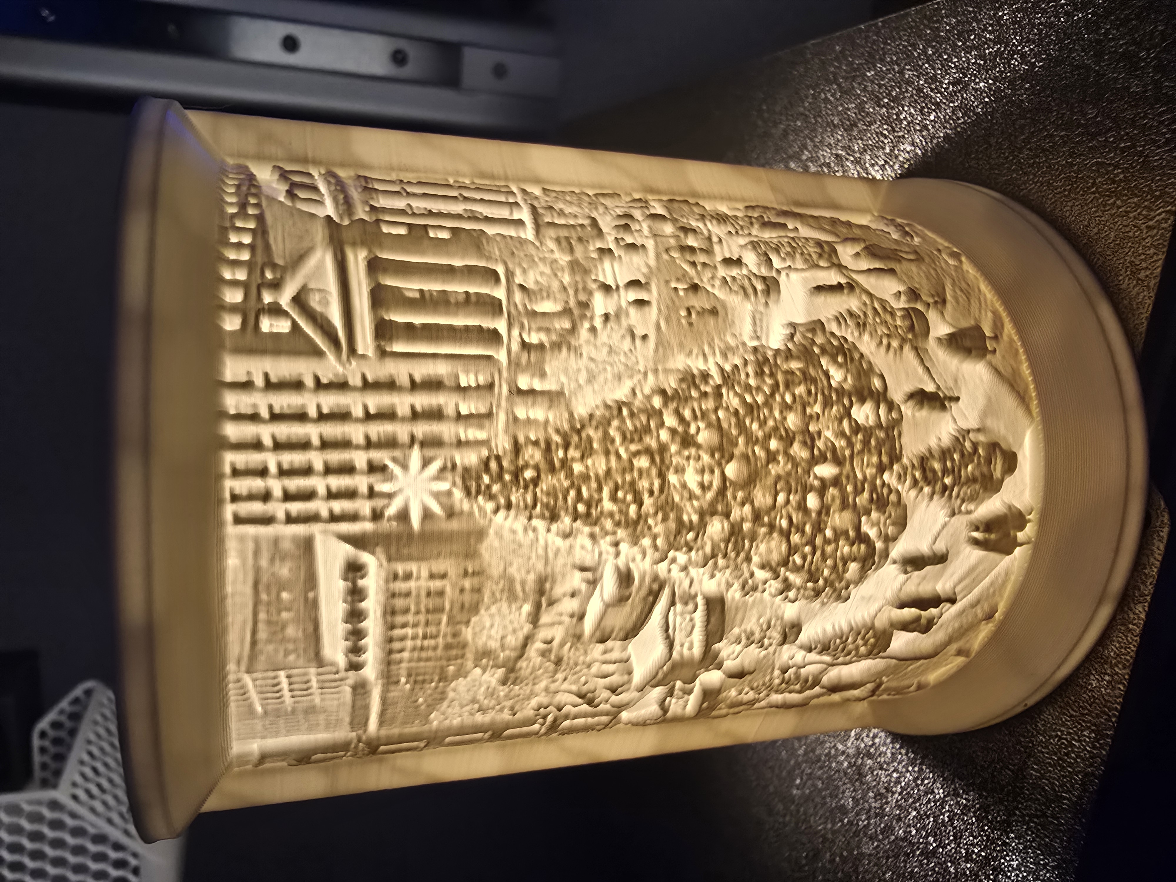 lithopane  christmas tree