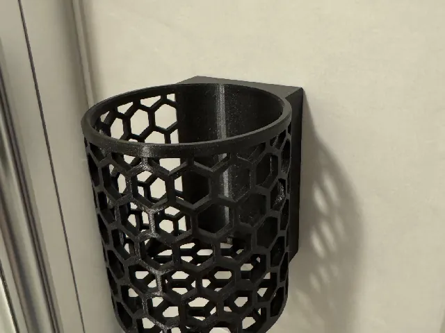 Shampoo bottle holder for shower