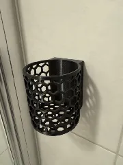 Shampoo bottle holder for shower