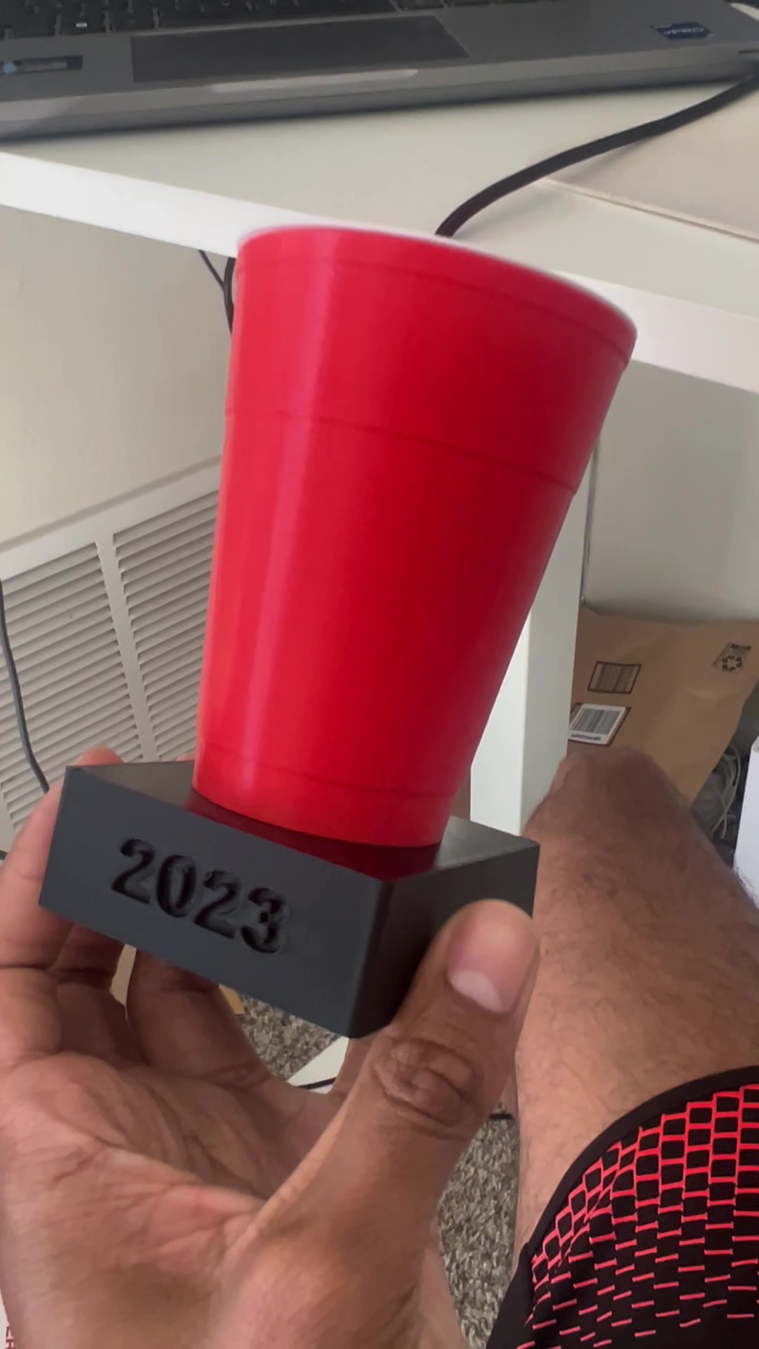 Miniatura 8 do modelo 3D Beer Pong Trophy