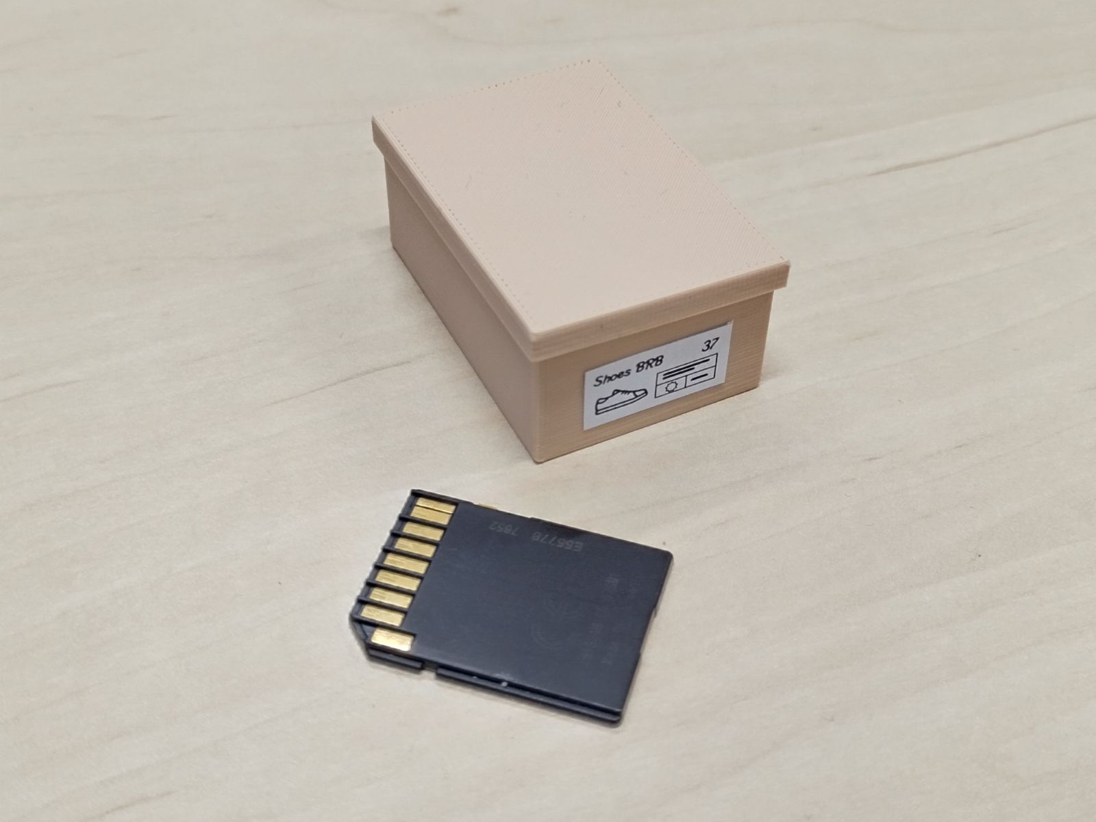 Mini Shoe Box / SD Card Box