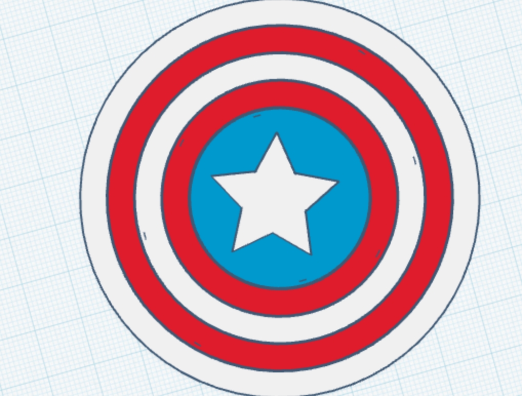 Captain America Gyroscope