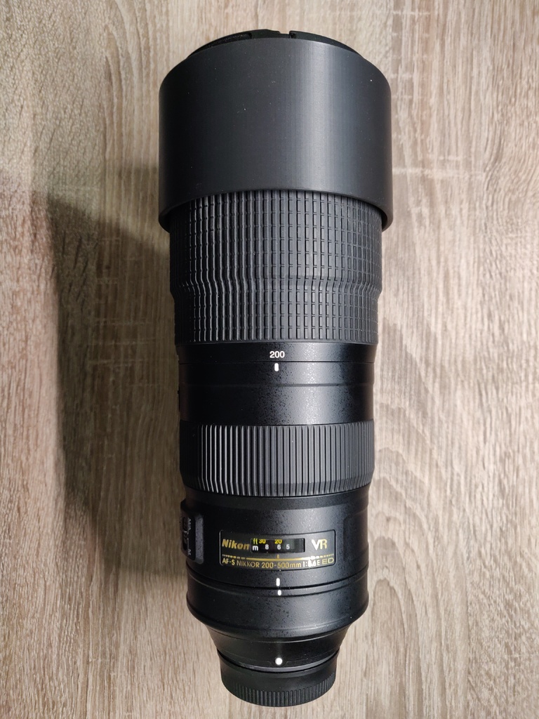 Nikon AF-S 200-500 mm lens hood