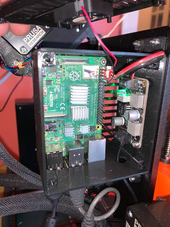 Raspberry Pi 4 and DC-DC converter Box