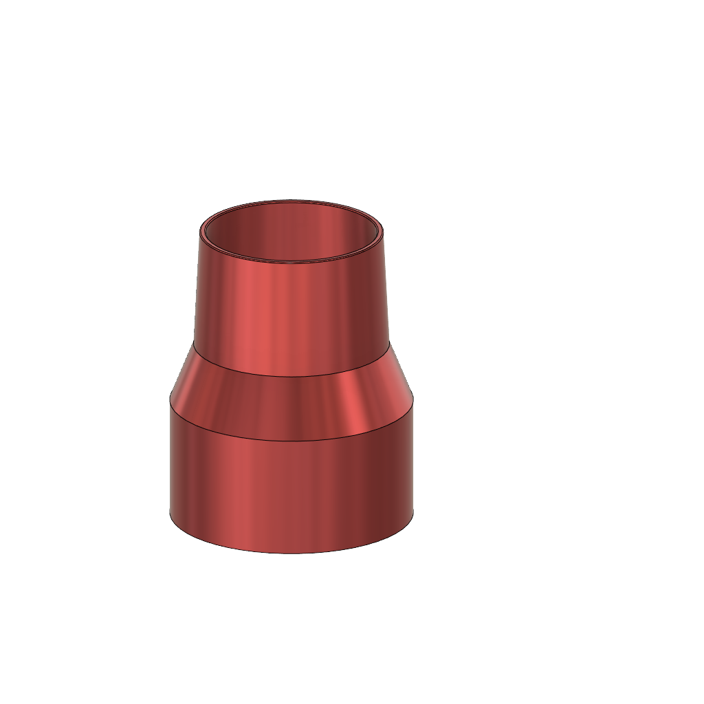 Absaugadapter außen 95mm auf 115mm Innendurchmesser