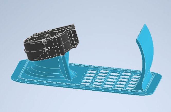 Qidi Plus 4 Rear Cover for 7530 fan