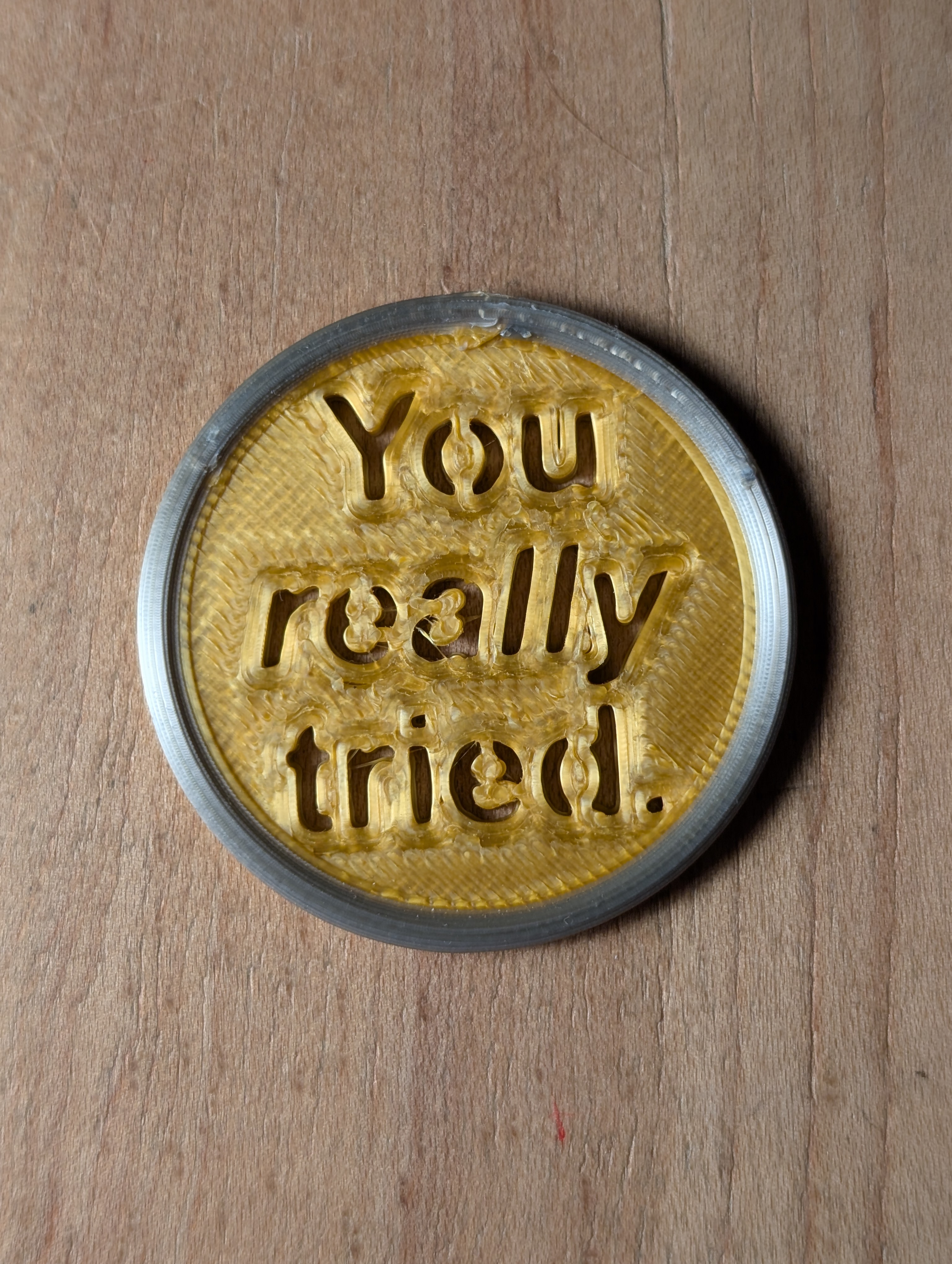 you really tried - transferrable coin