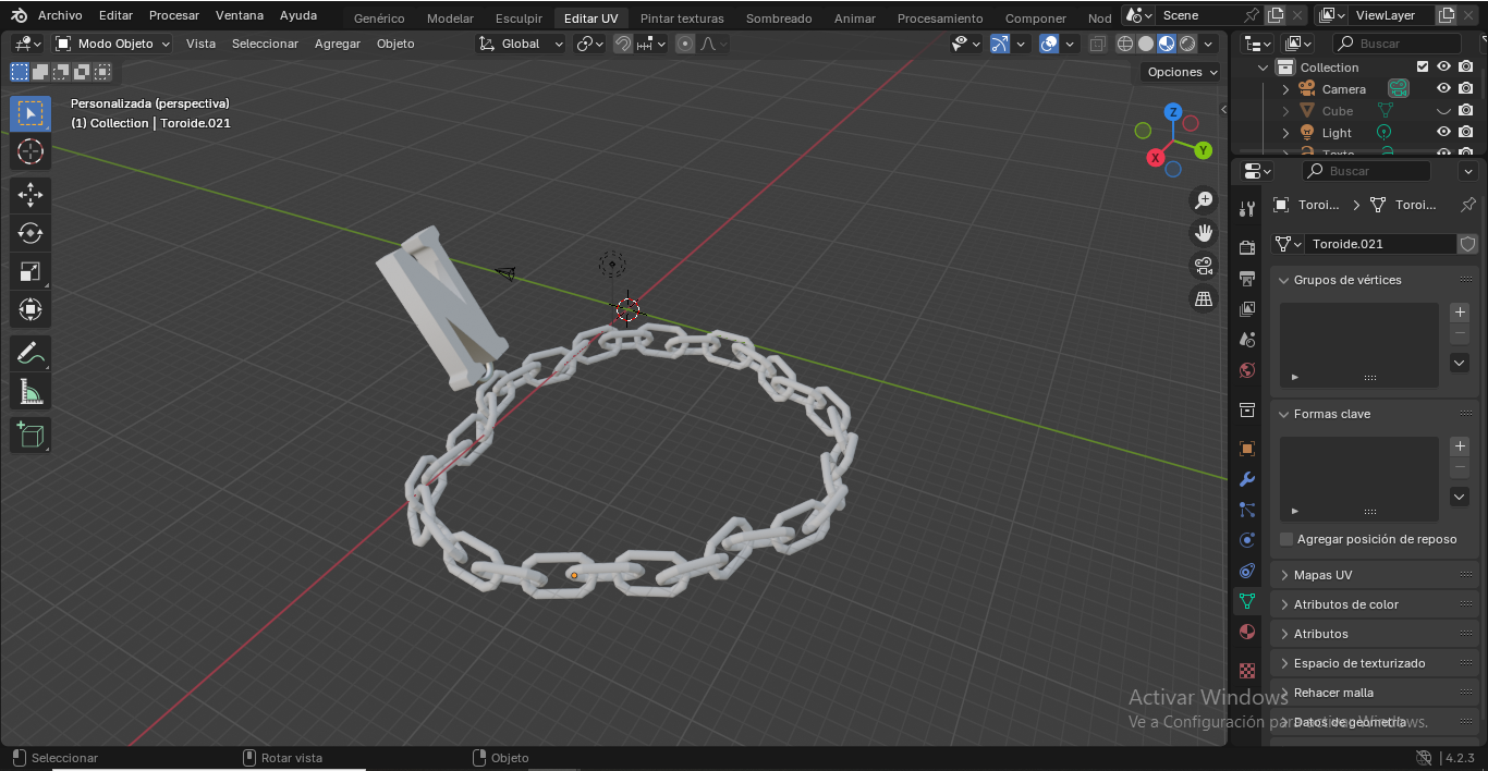 Chain with initial