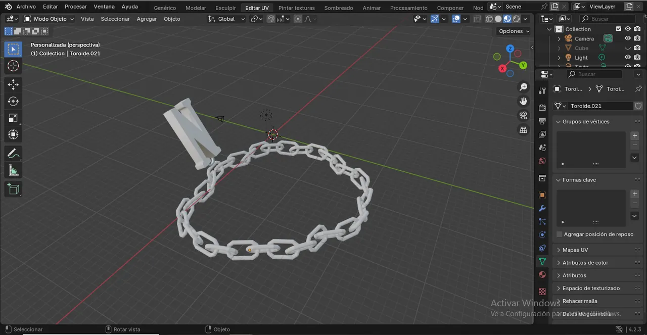 Chain with initial by The_CrEaToR | Download free STL model ...