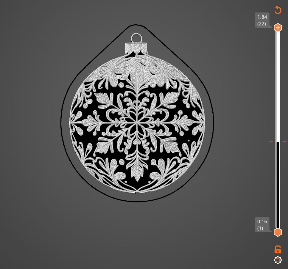 Snowflake bauble — miniatura 2