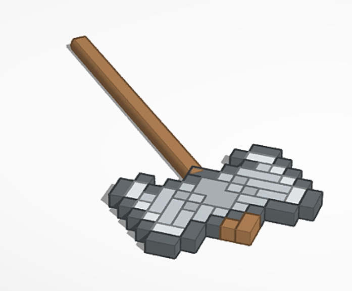 Miniatura 3 do modelo 3D Dummy 13 minecraft weapons