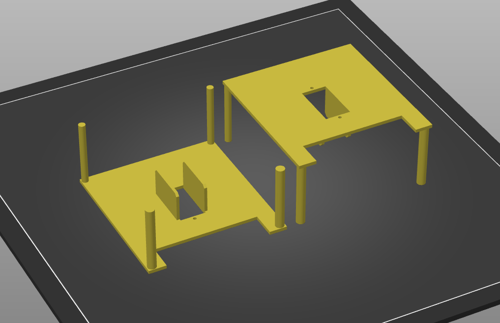 BitBot insert frame for a 9g servo for BitBot XL frame 2.0