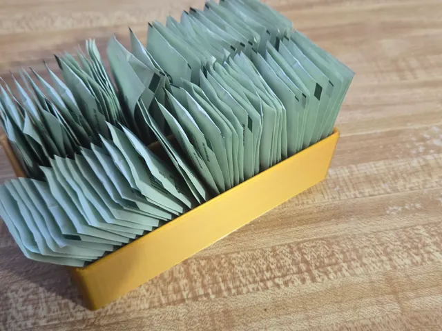 Stevia Packets Organizer
