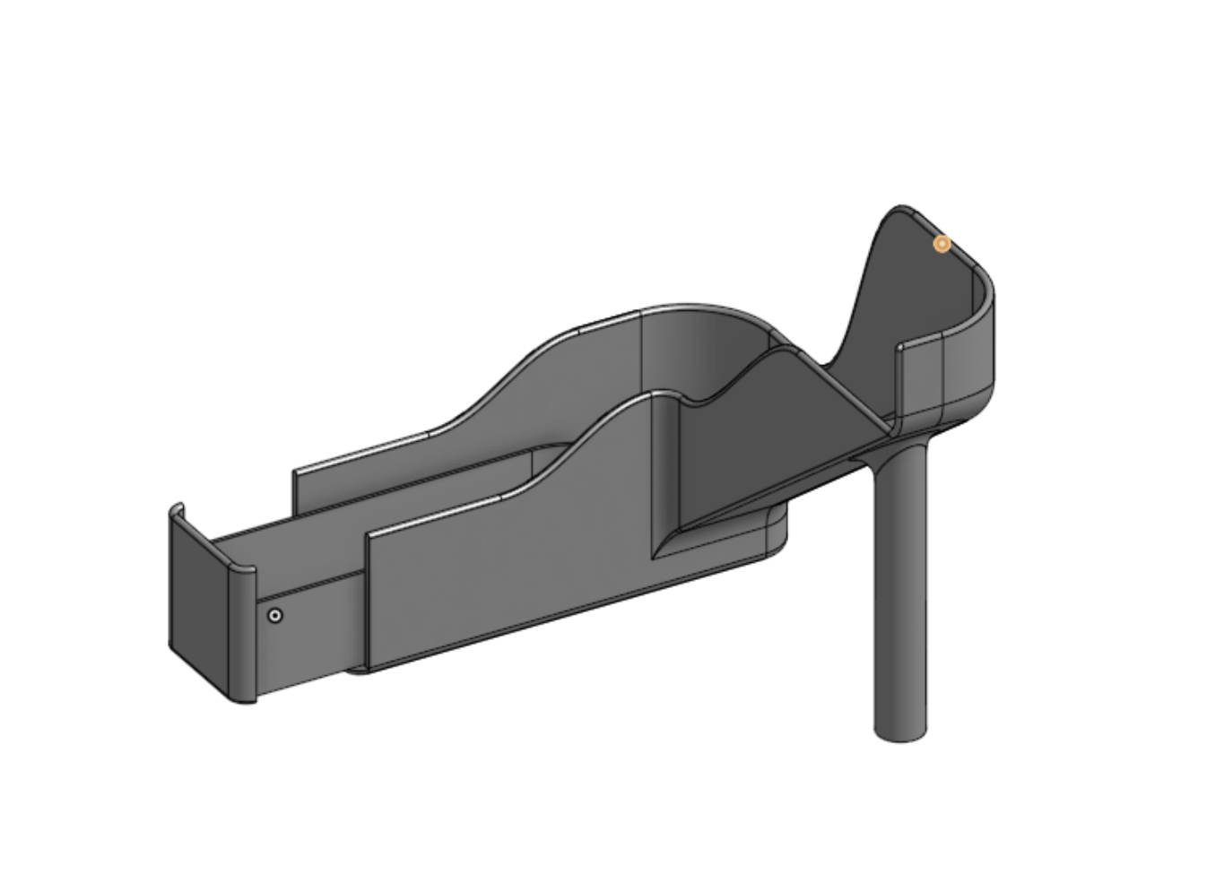 QIDI plus4 Filament Poop Slide Out