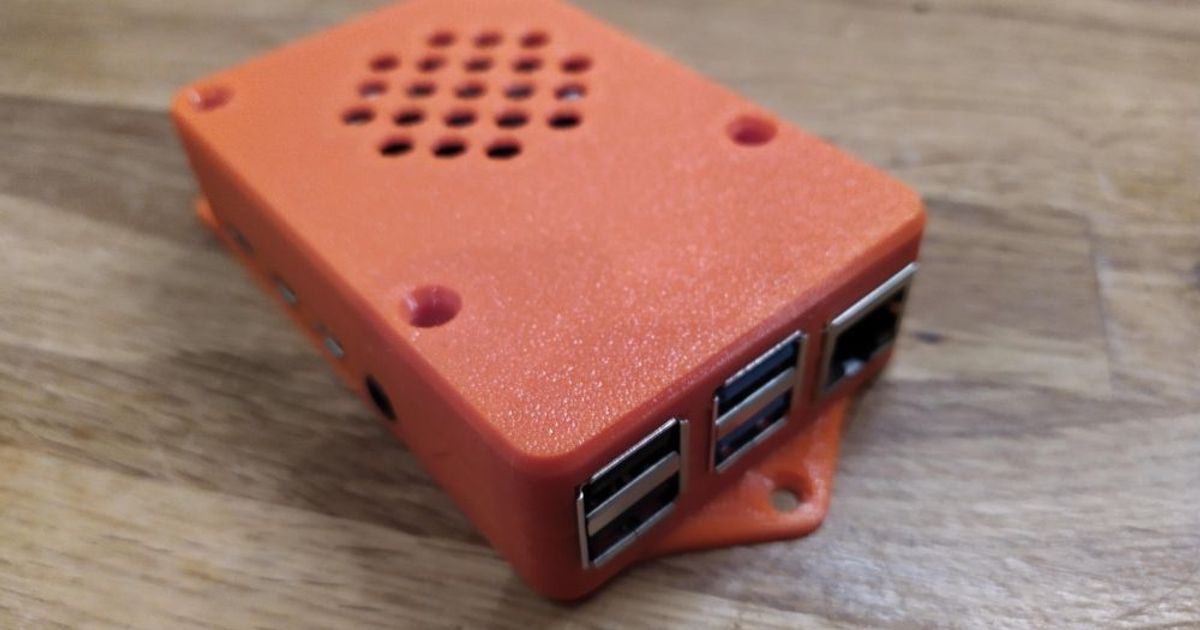 Raspberry Pi 4B PoE Case by Slaur | Download free STL model ...