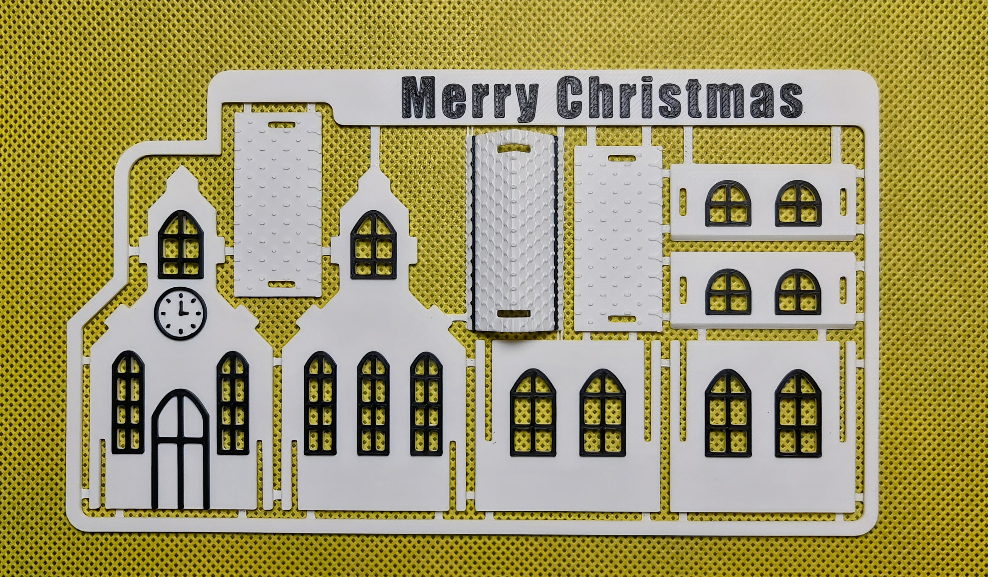 Christmas Card with a Small Church Puzzle — miniatura 4