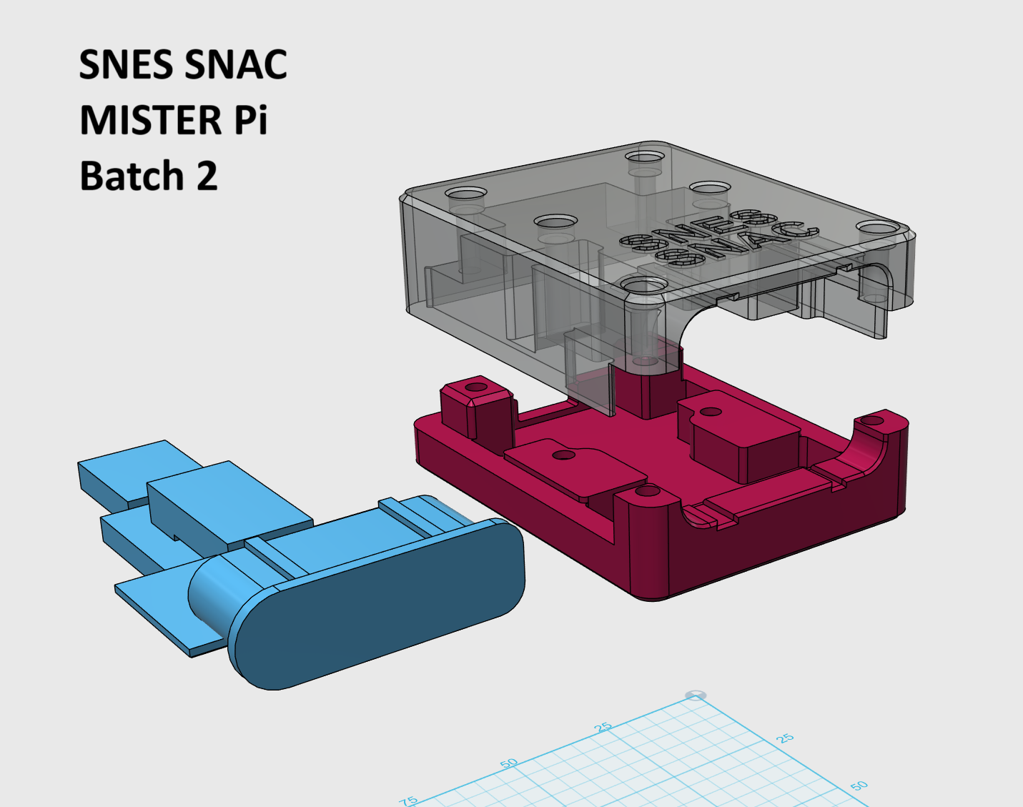 SNES SNAC Mister Pi Batch 2 Enclosure