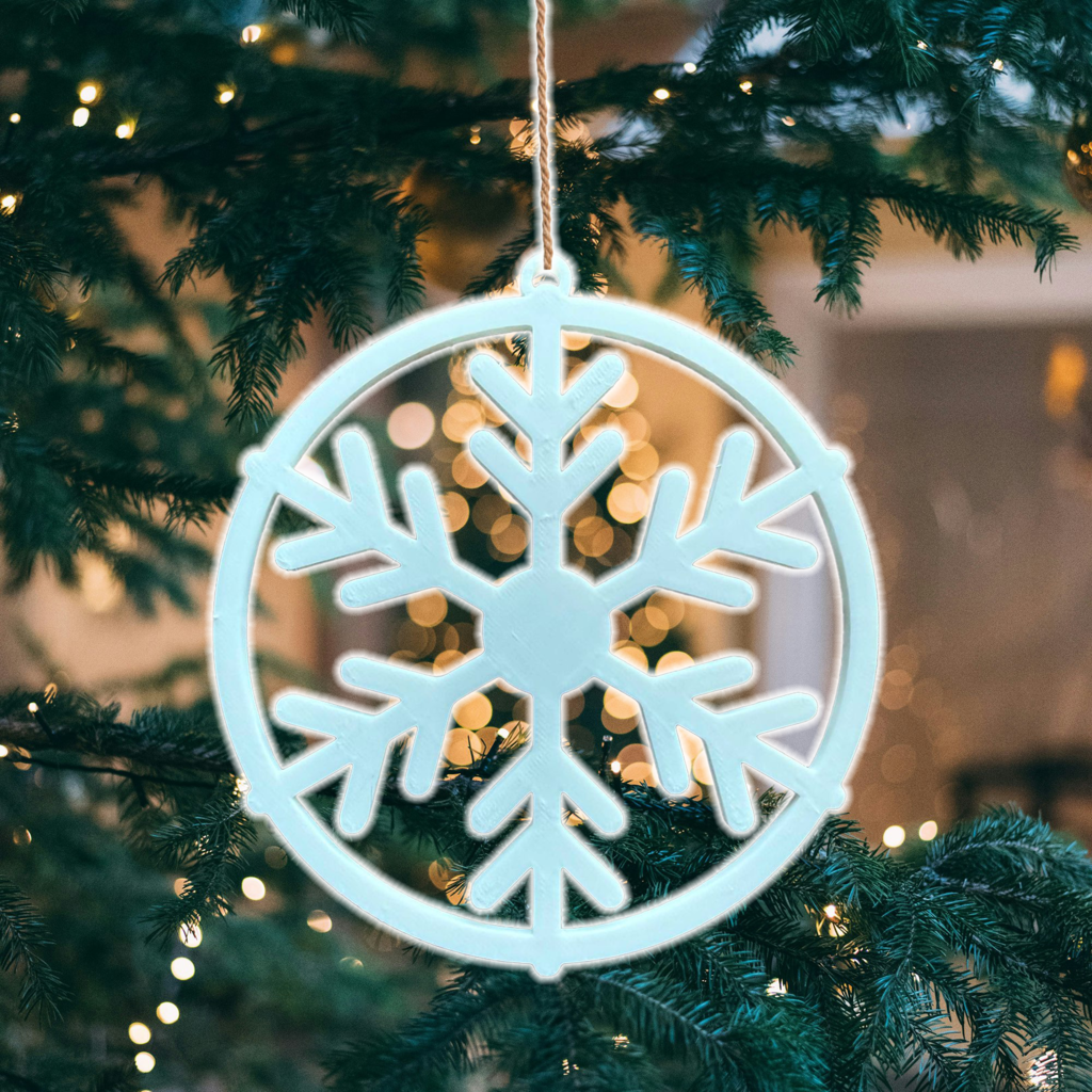 Christmas Snowflake Tree Ornament