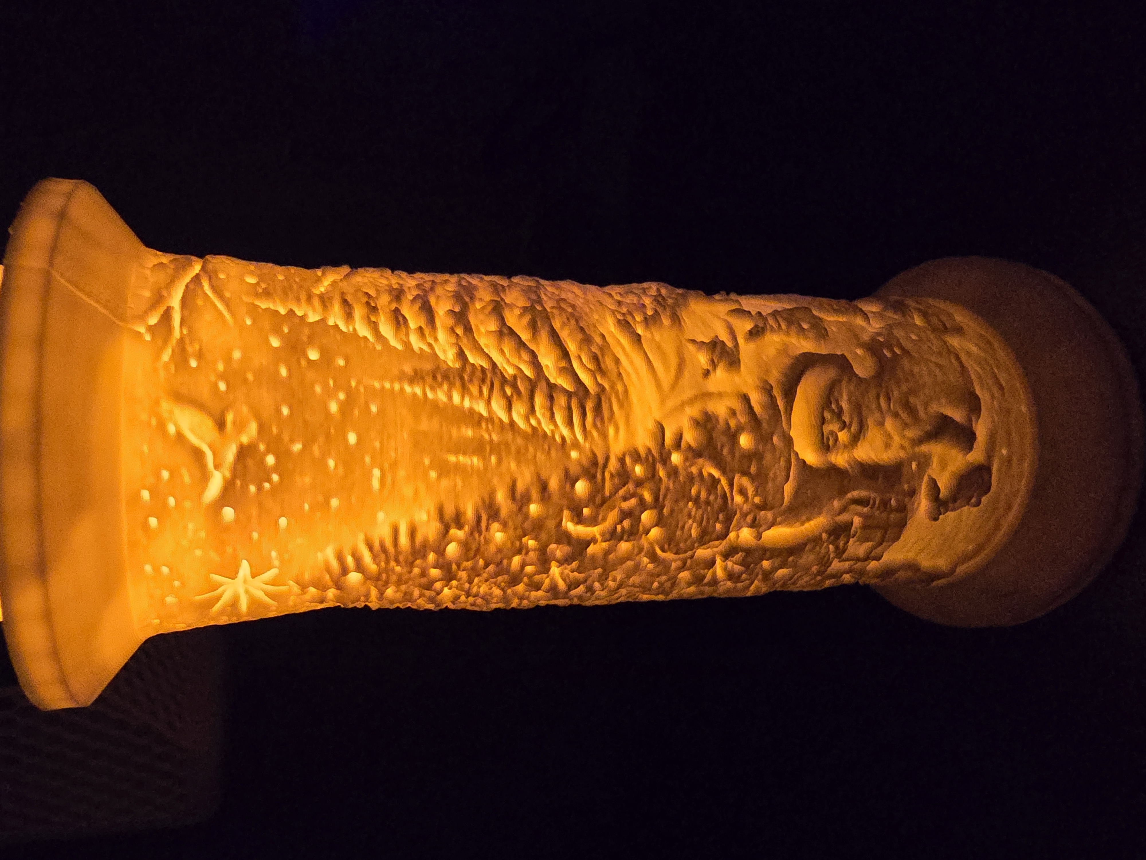 lithopane christmas animals
