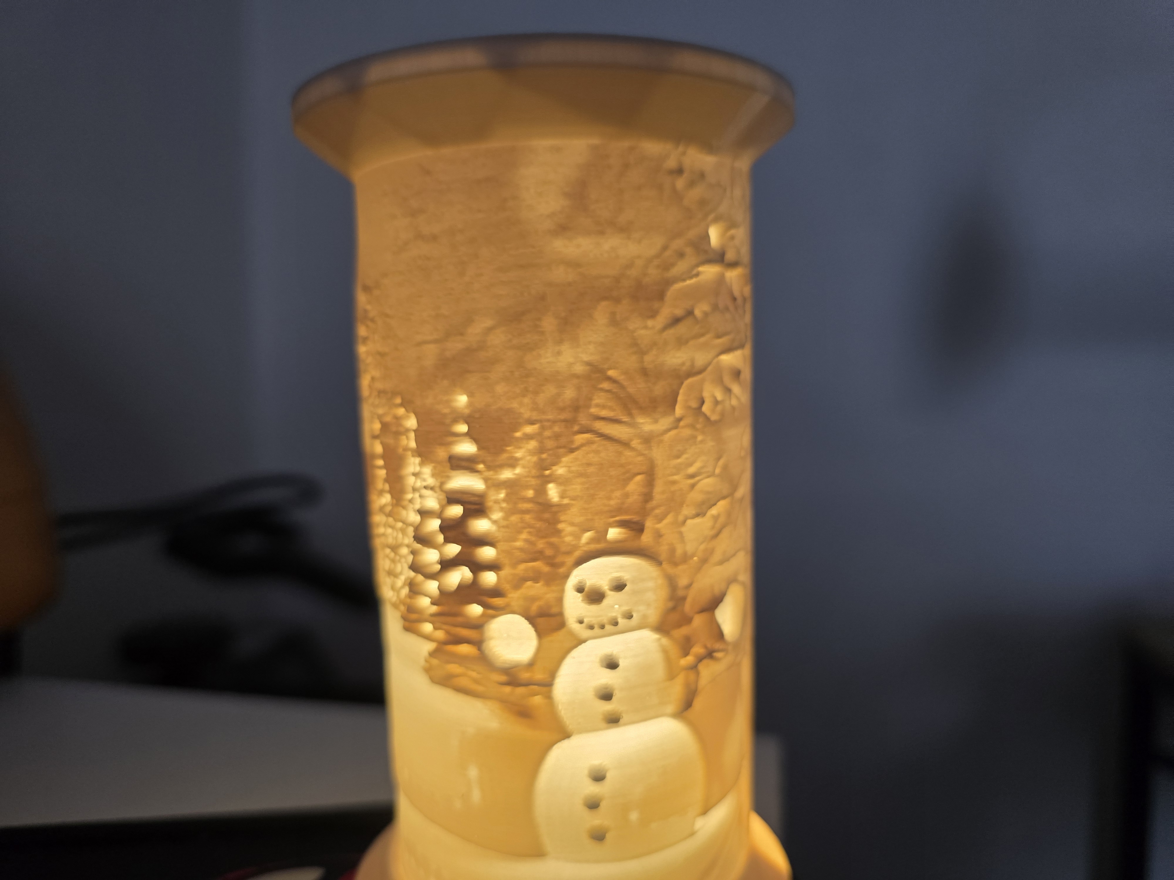 lithopane snowmans — thumbnail 2