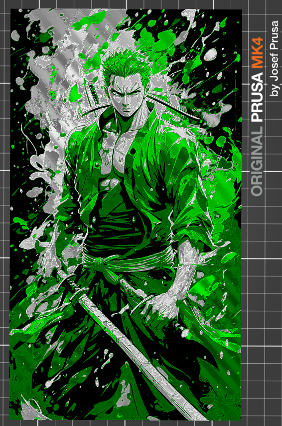 Roronoa Zoro - One Piece - Fanart - Hueforge