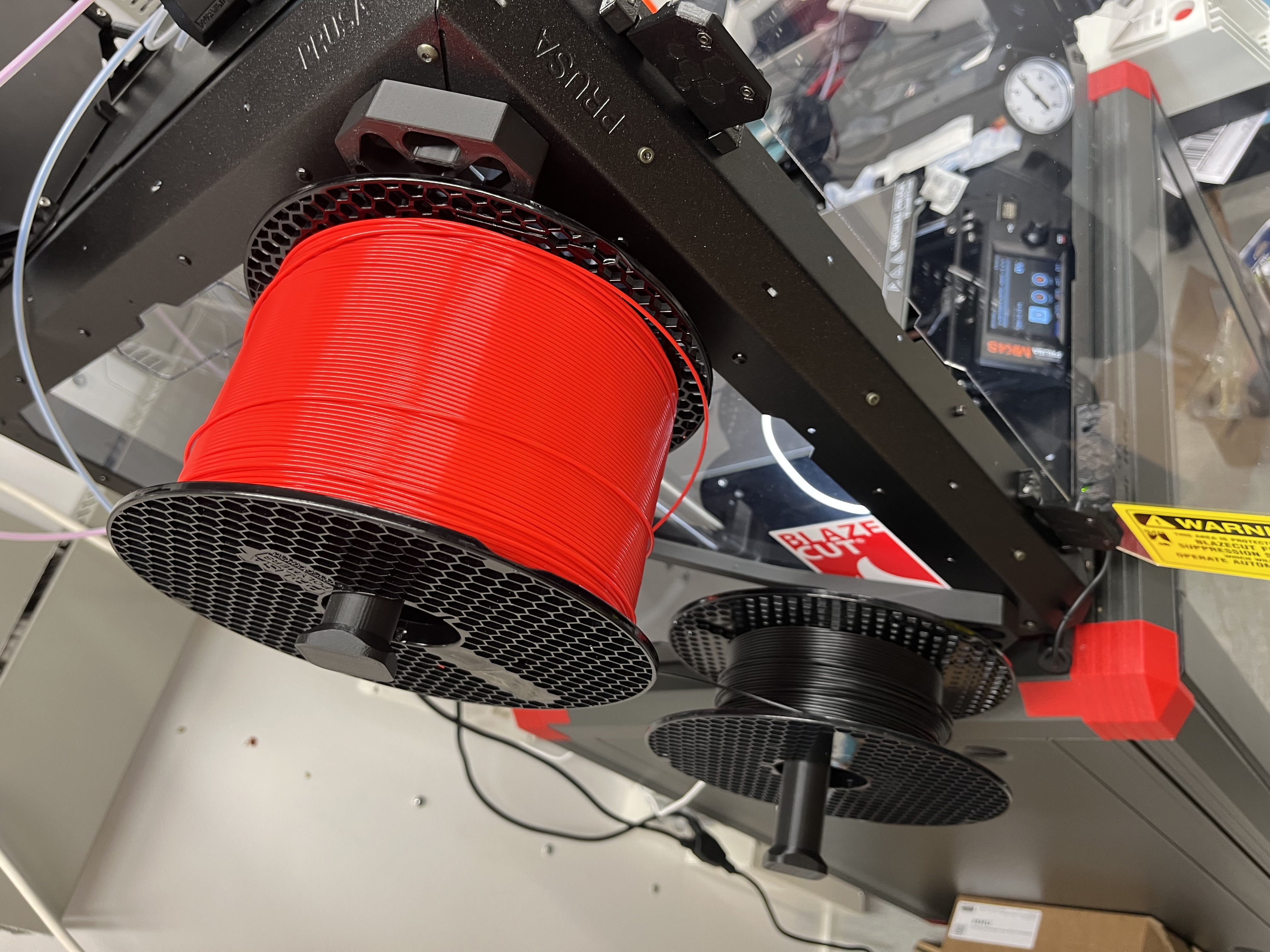 Prusa MMU3 enclosure 2kg spool holder 3D model thumbnail