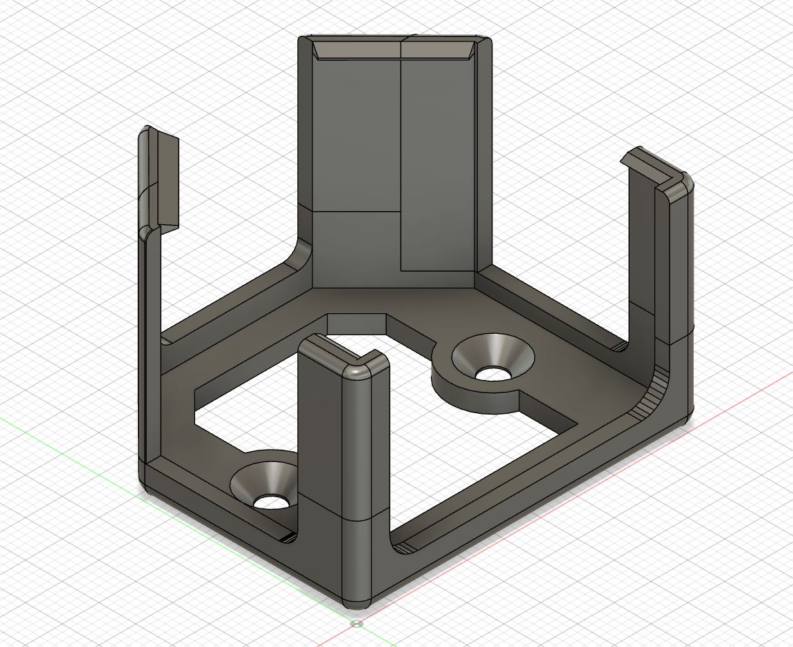 Shelly plus + Add-On mount (1PM/2PM/dimmer/i4/gen3)