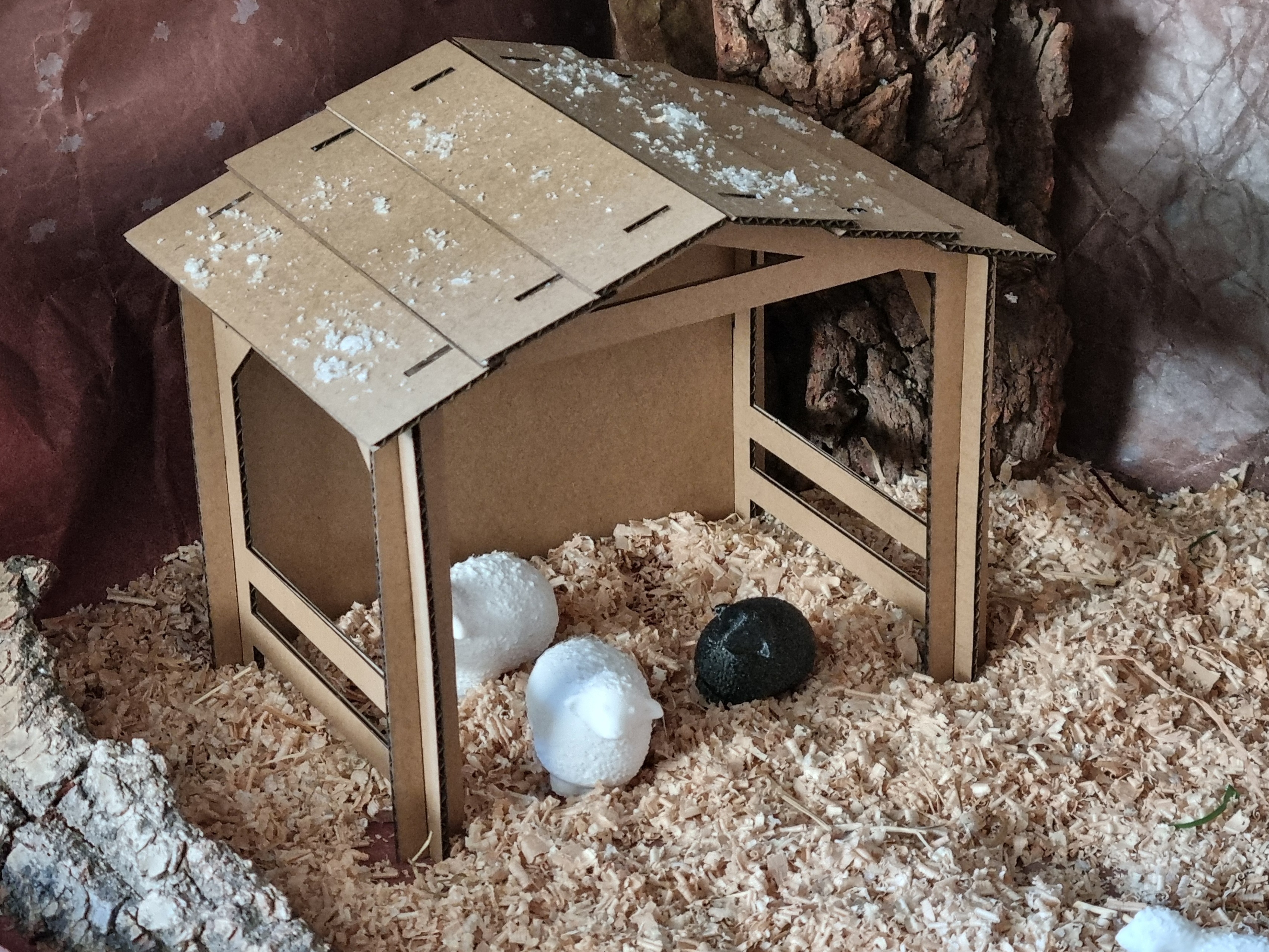 Stable/sheepfold Kit for Laser Cut or 3D