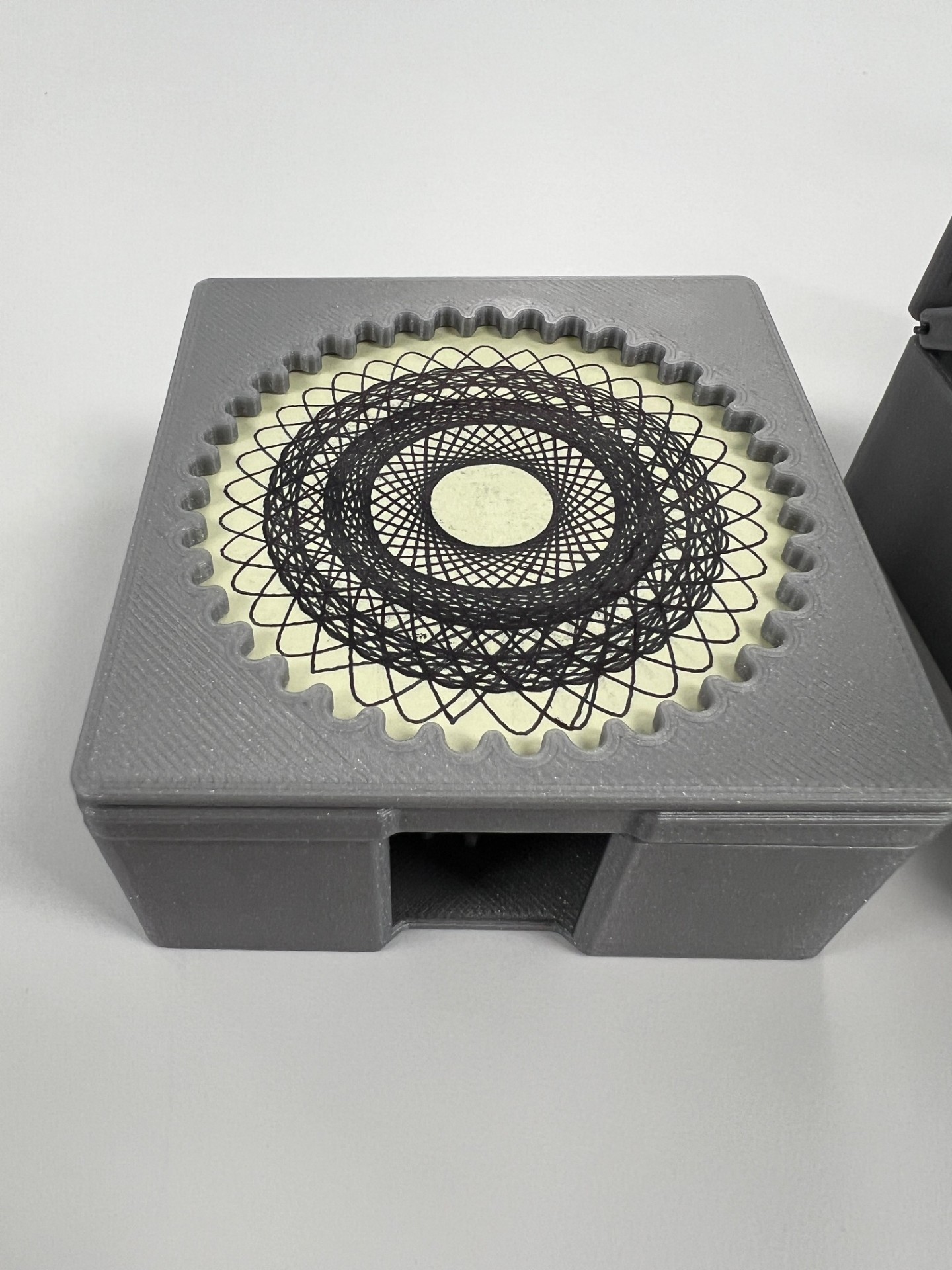 Sticky Note Spiral Art Spirograph