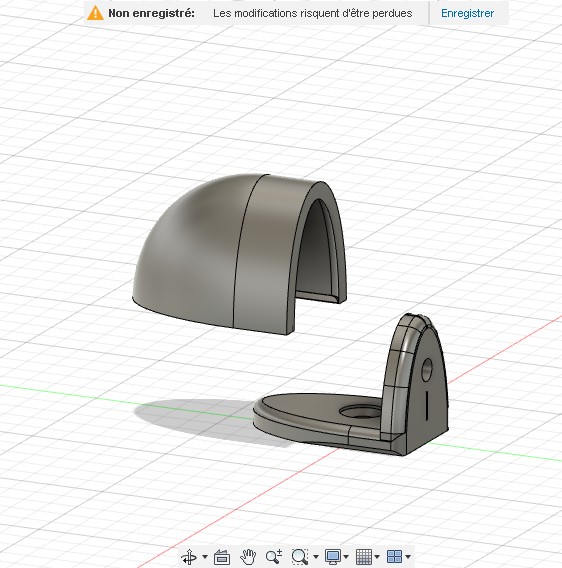Miniatura 2 do modelo 3D équerre fixation