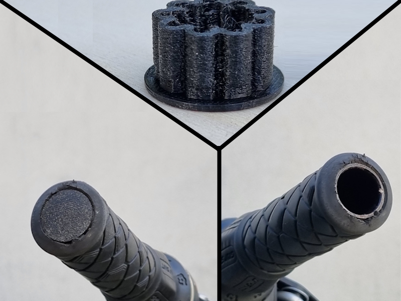 Bicycle handlebar end caps - Bouchon guidon vélo