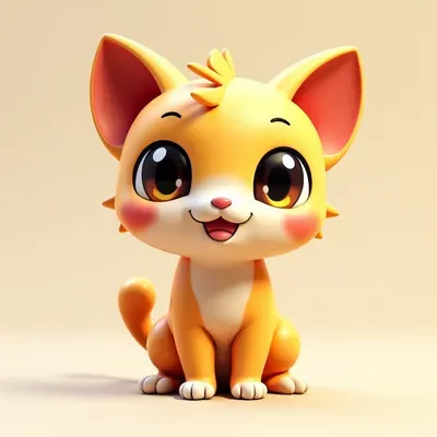 Cute Little Kitty by Maxstudios | Download free STL model