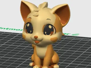 ミニチュア　Little Kitty Cute Little Kitty by Maxstudios | Download free STL model