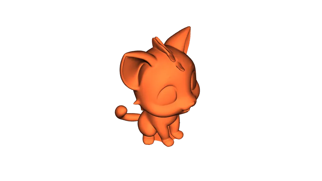 Cute Little Kitty by Maxstudios | Download free STL model