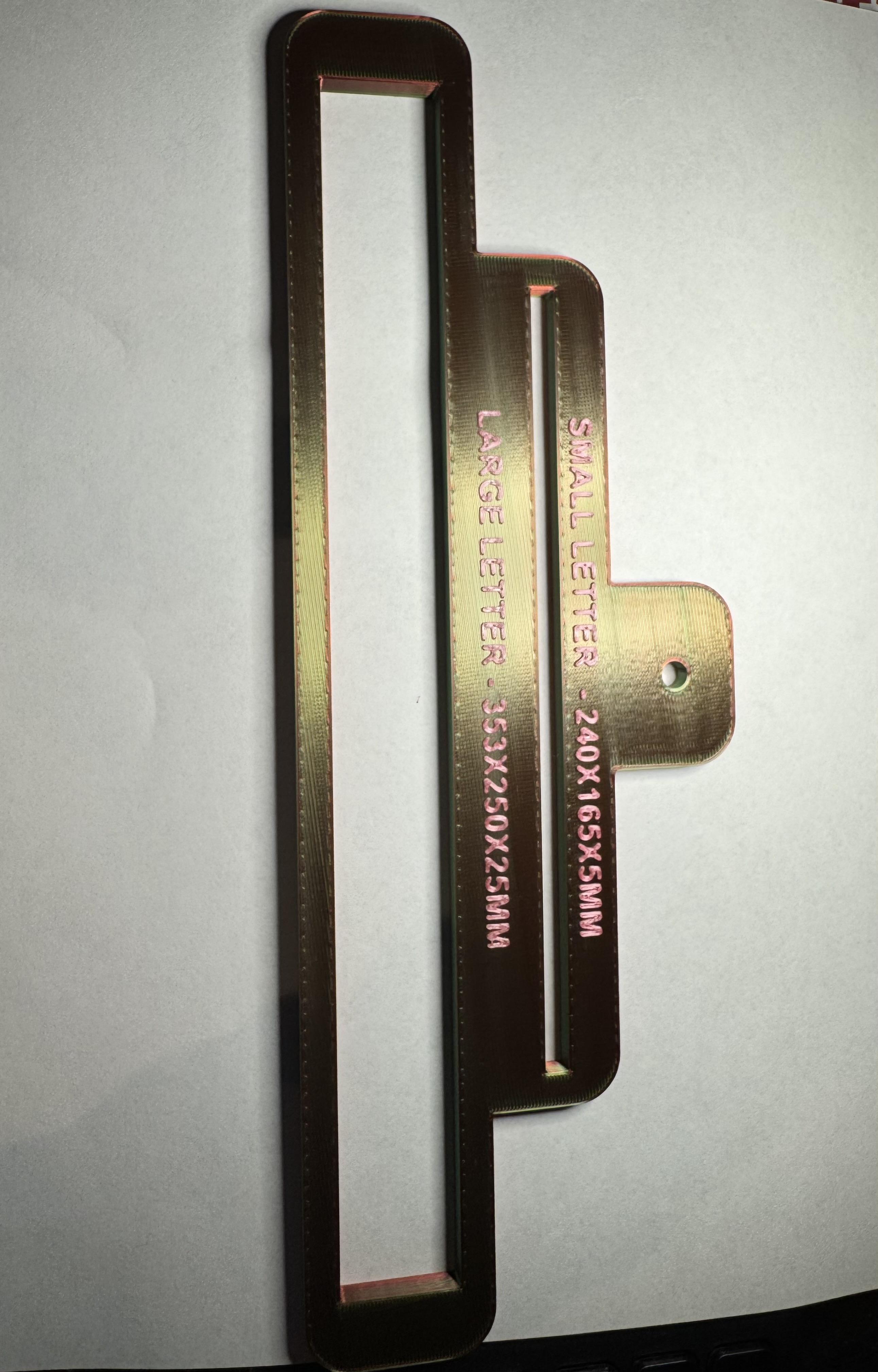 Royal Mail Letter Sizer