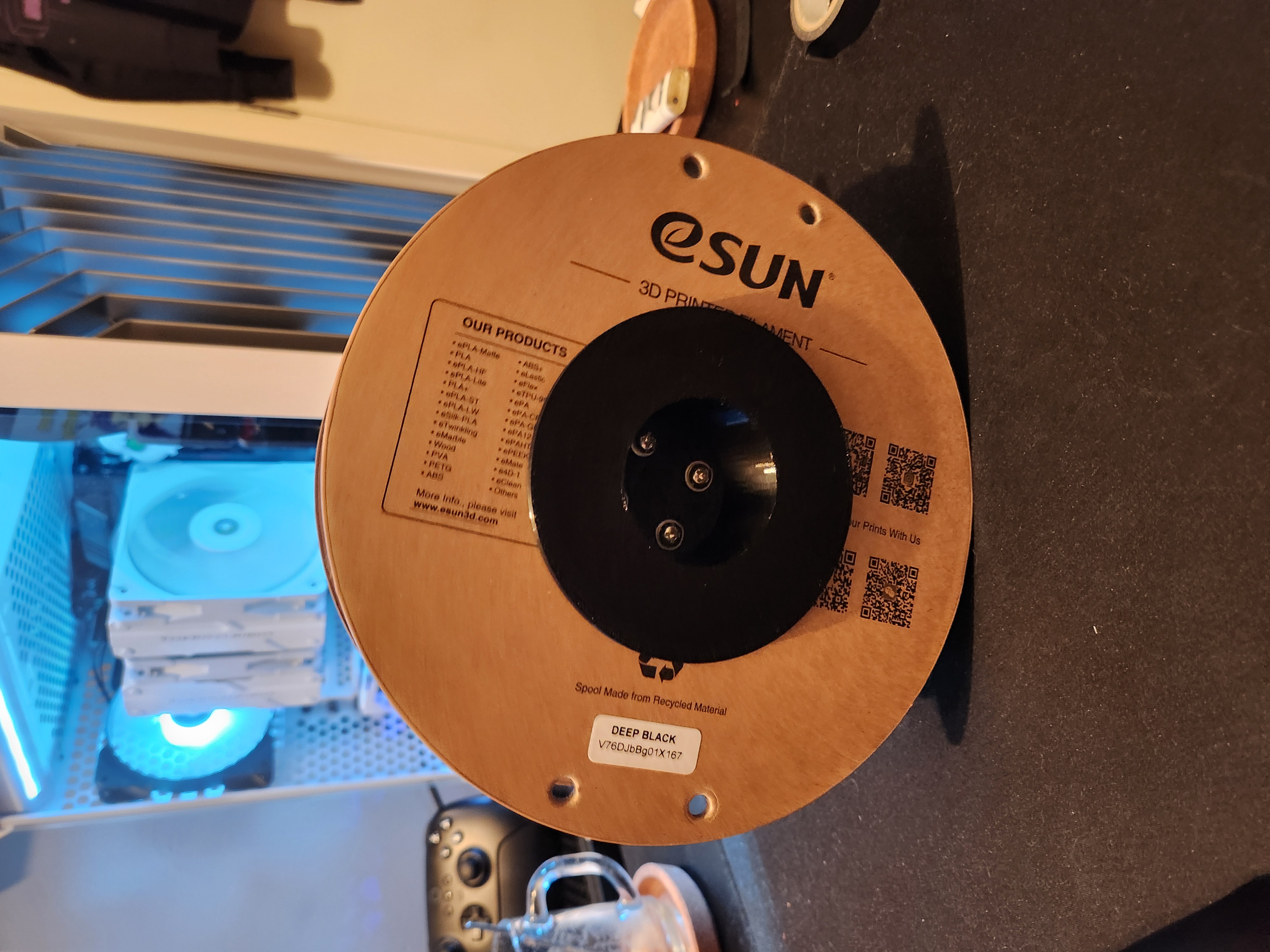 Esun Cardboard Spool Refill Adapter