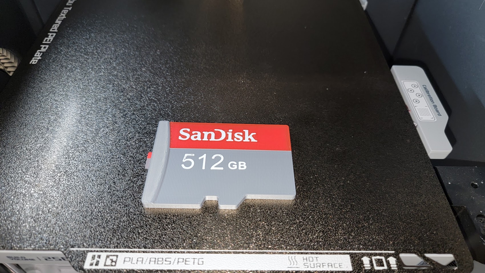 MicroSD Card Gift Holder 5x scale