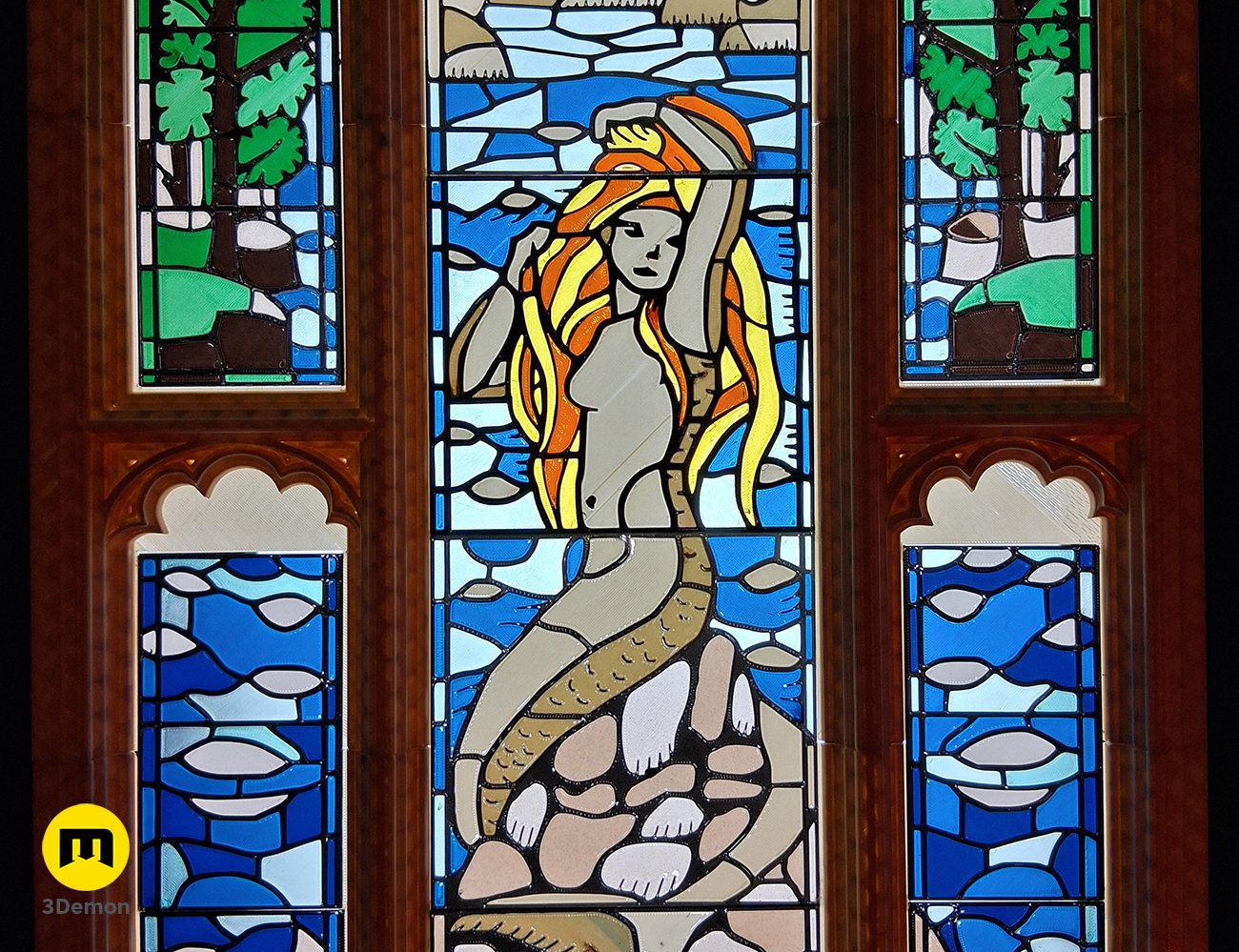 Harry Potter Bathroom Stained Glass Window