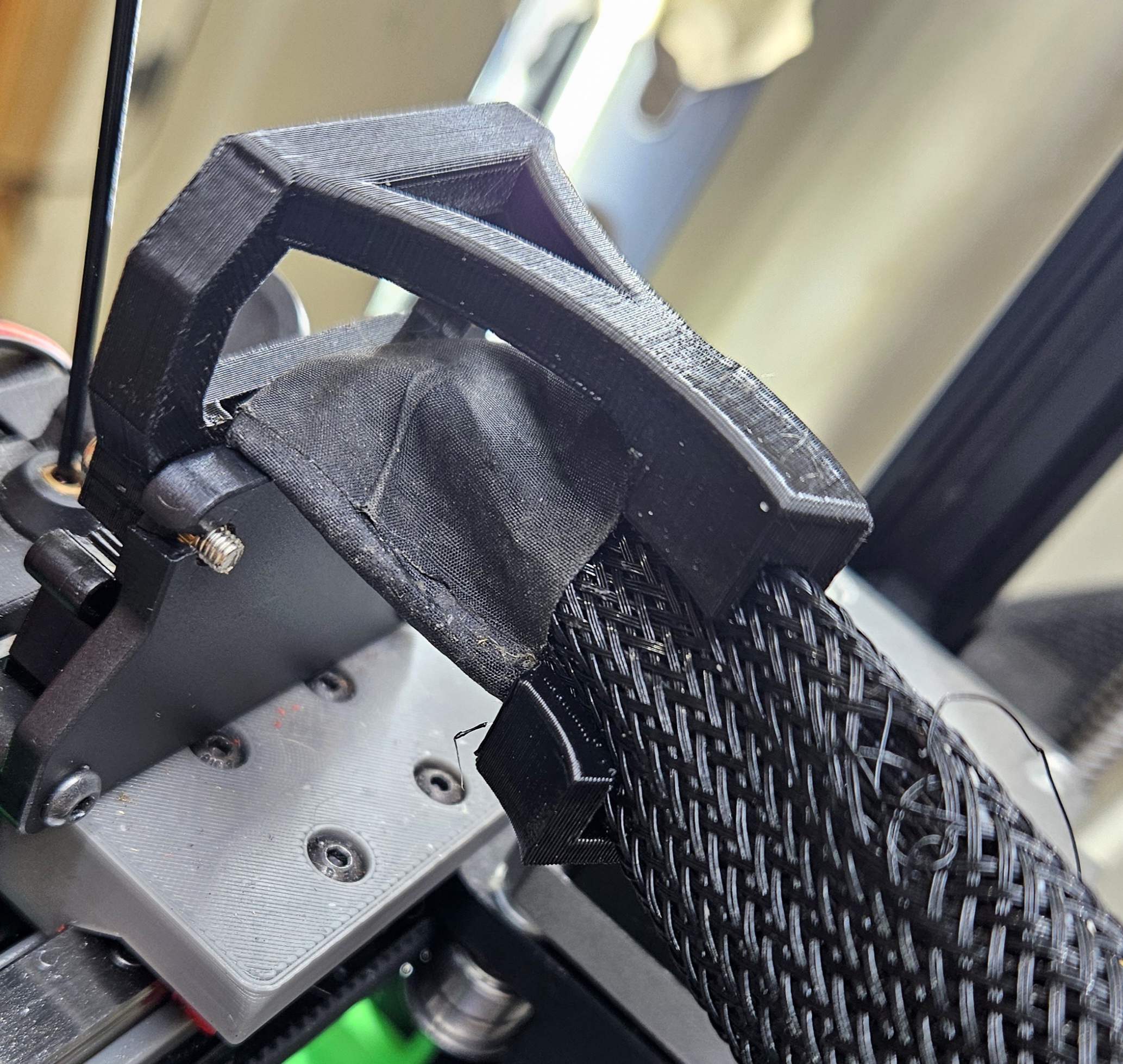 Hot end cable 90 degree holder for ender 3 v3 se by phil download