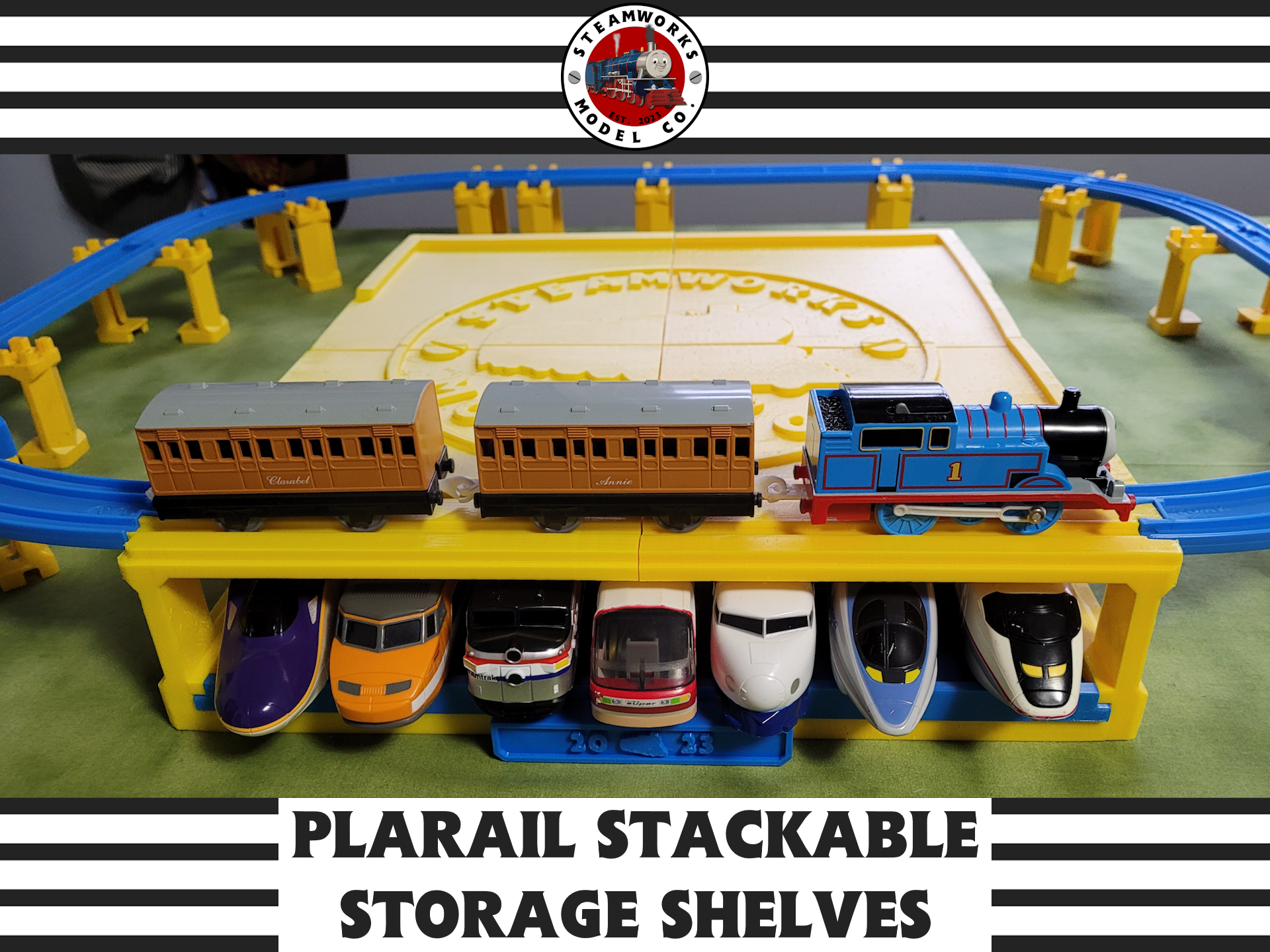 Plarail Stackable Storage Shelf Pack