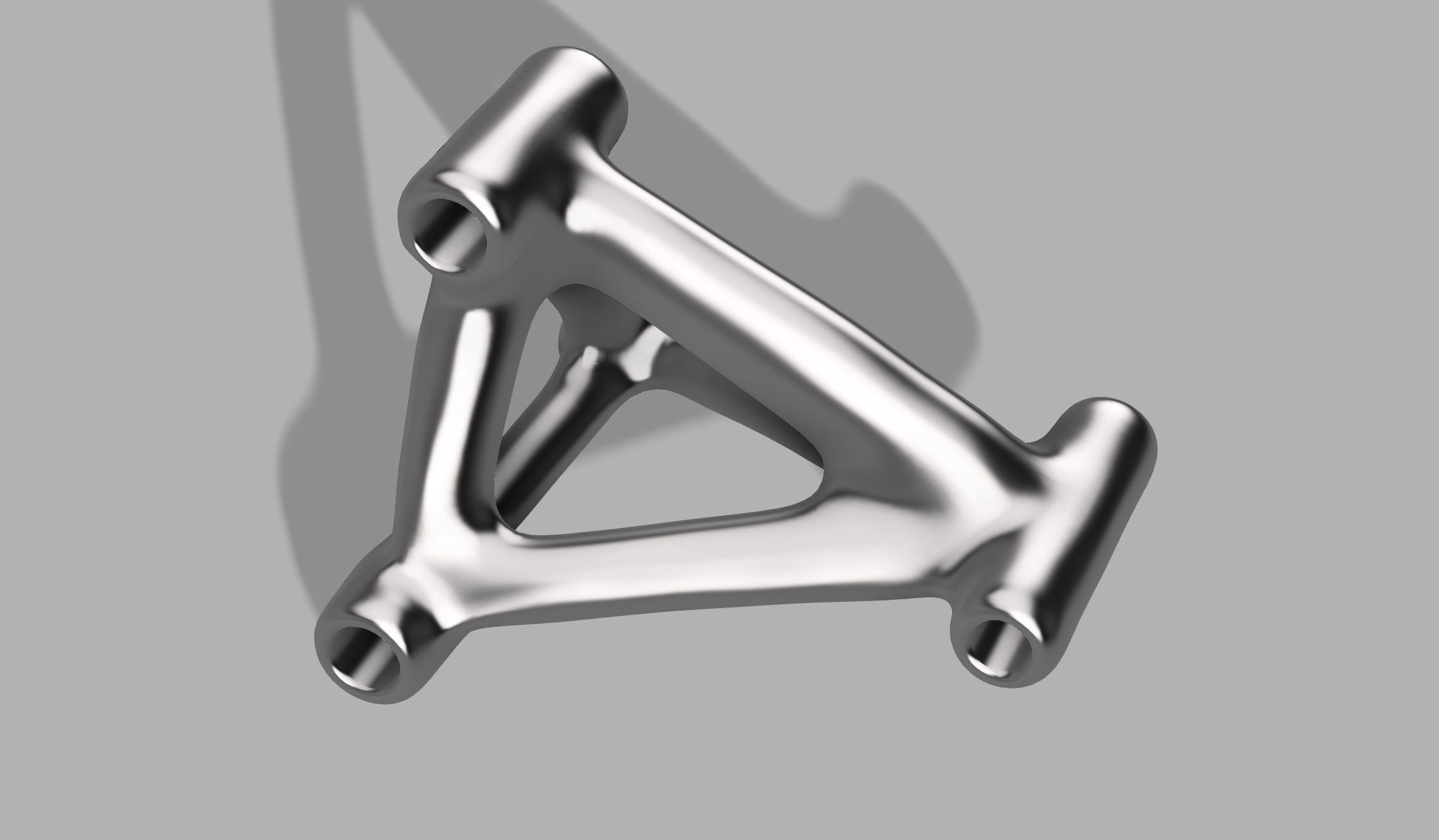 Topologieoptimiertes Bauteil topology optimization