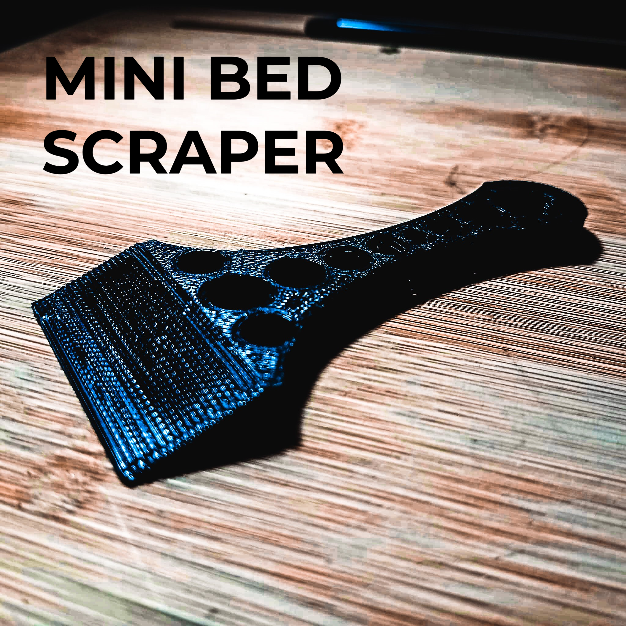 Mini bed scraper
