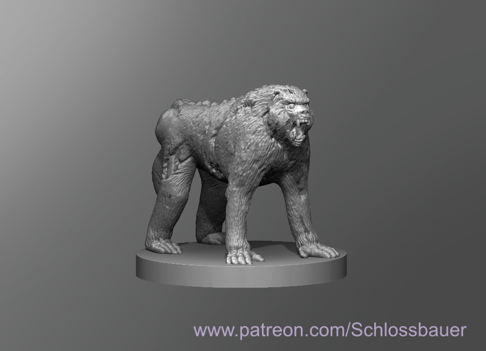 Zombie Baboon