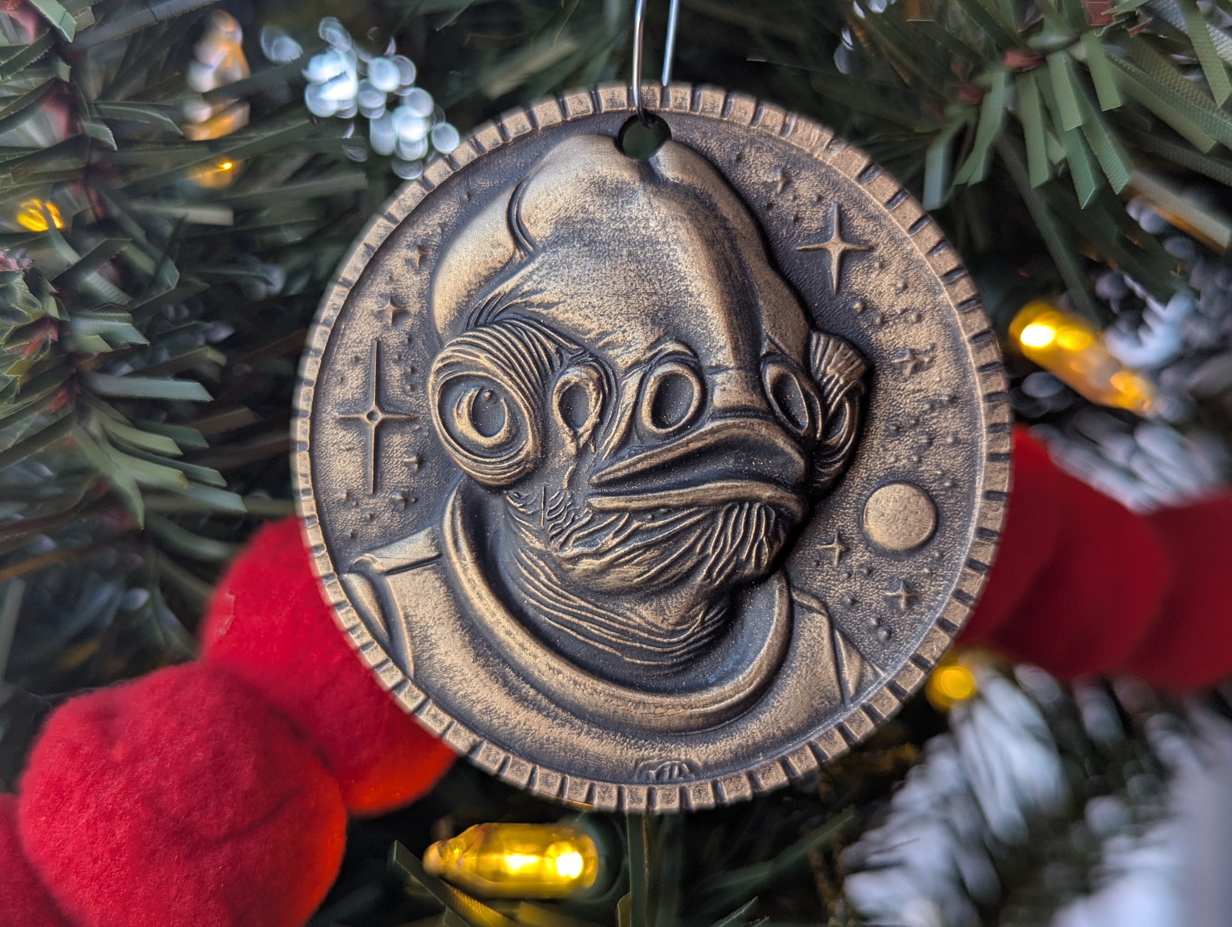 Admiral akbar - Star wars Christmas ornament