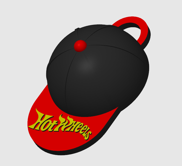 HotWheels Cap Keychain