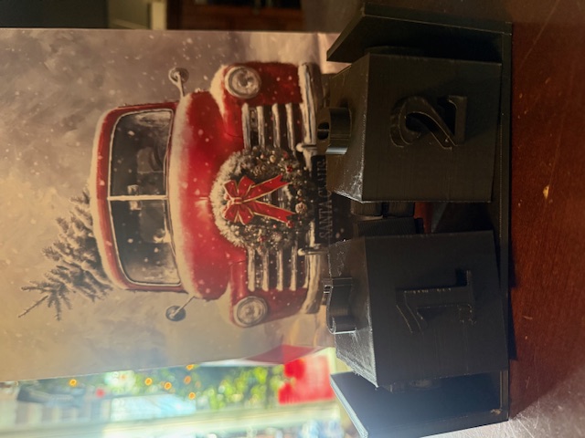 Miniatura 2 do modelo 3D XMAS countdown calender