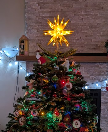 Borromini Star Christmas Tree Topper - Hollow Version